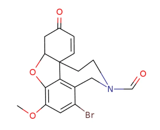 4a, 5,9,10,11,12-hexahidro-1-bromo-3-metoksi-11-for-6h-benzofuro [3a, 3,2-Eef] [2] benzazepin-6-one (122584-14-9)