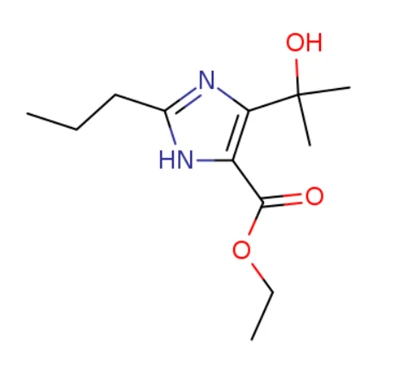 Etilo 4- (1-hidroksi-1-metilettil) -2-propil-imidazol-5-karboksilatas (CAS: 144689-93-0)
